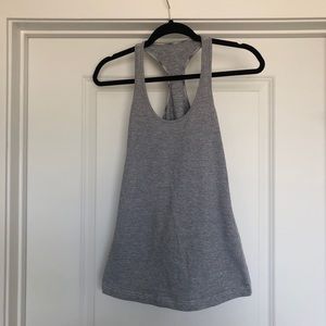 Grey striped Lululemon Cool Racerback Tank